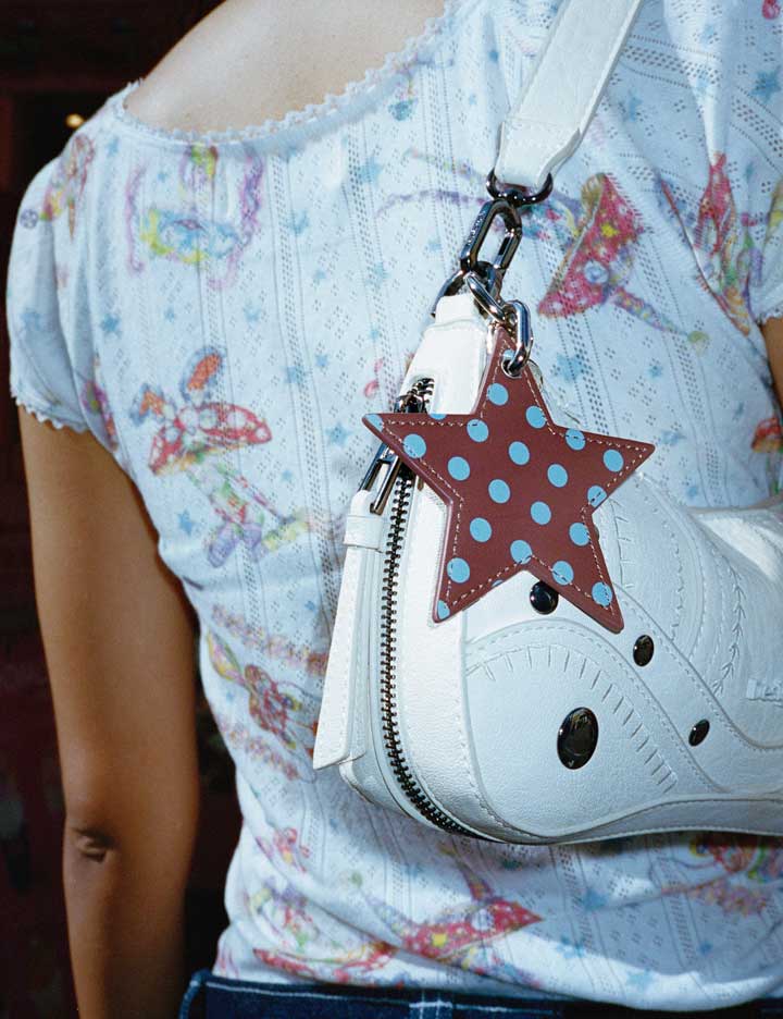 Wildflower Cases Polka Dot Star Charm - Brown and Blue