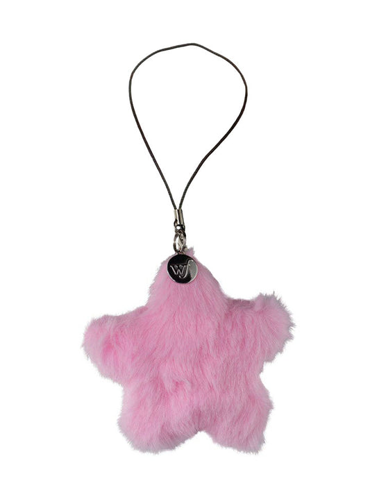 Wildflower Cases Fluffy Star Charm - Pink