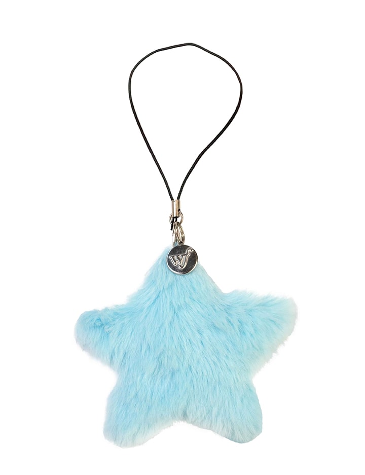 Wildflower Cases Fluffy Star Charm - Blue