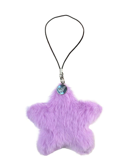 Wildflower Cases Fluffy Star Charm - Purple