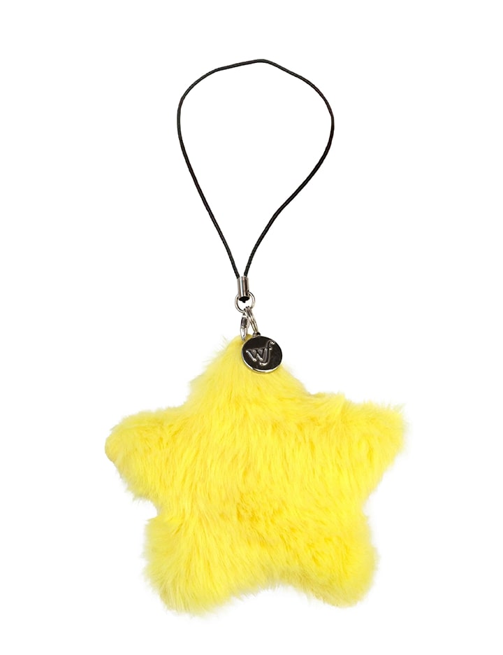 Wildflower Cases Fluffy Star Charm - Yellow