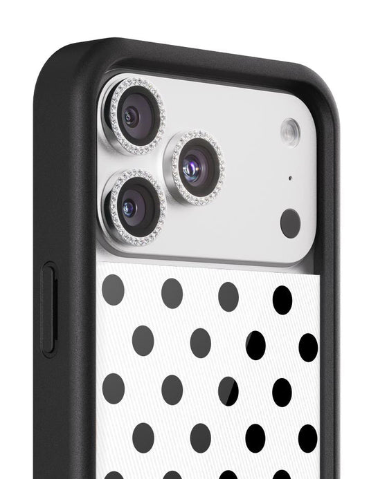 Wildflower Cases Camera Bling Silver – iPhone 18 Pro/18 Pro Max