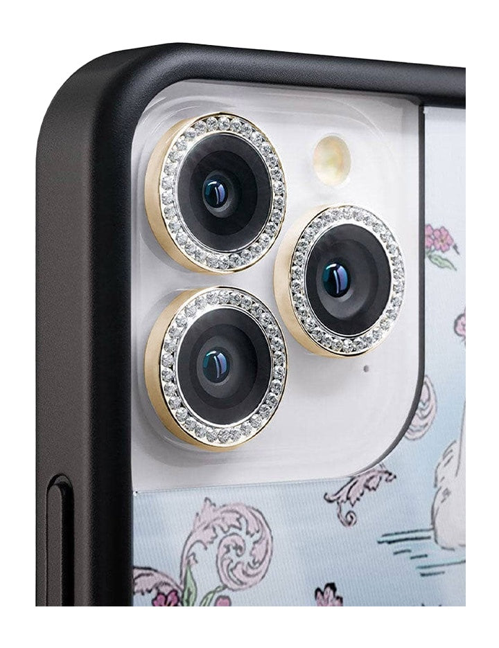 Wildflower Cases Camera Bling Gold – iPhone 15 Pro/15 Pro Max