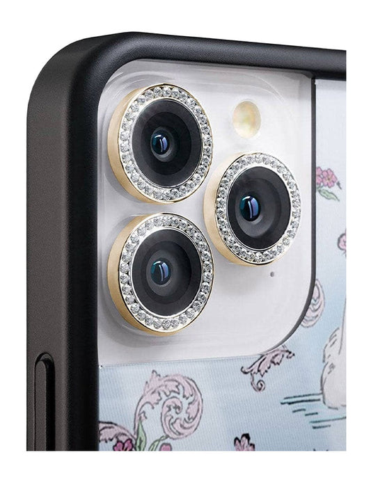 Wildflower Cases Camera Bling Gold – iPhone 15 Pro/15 Pro Max