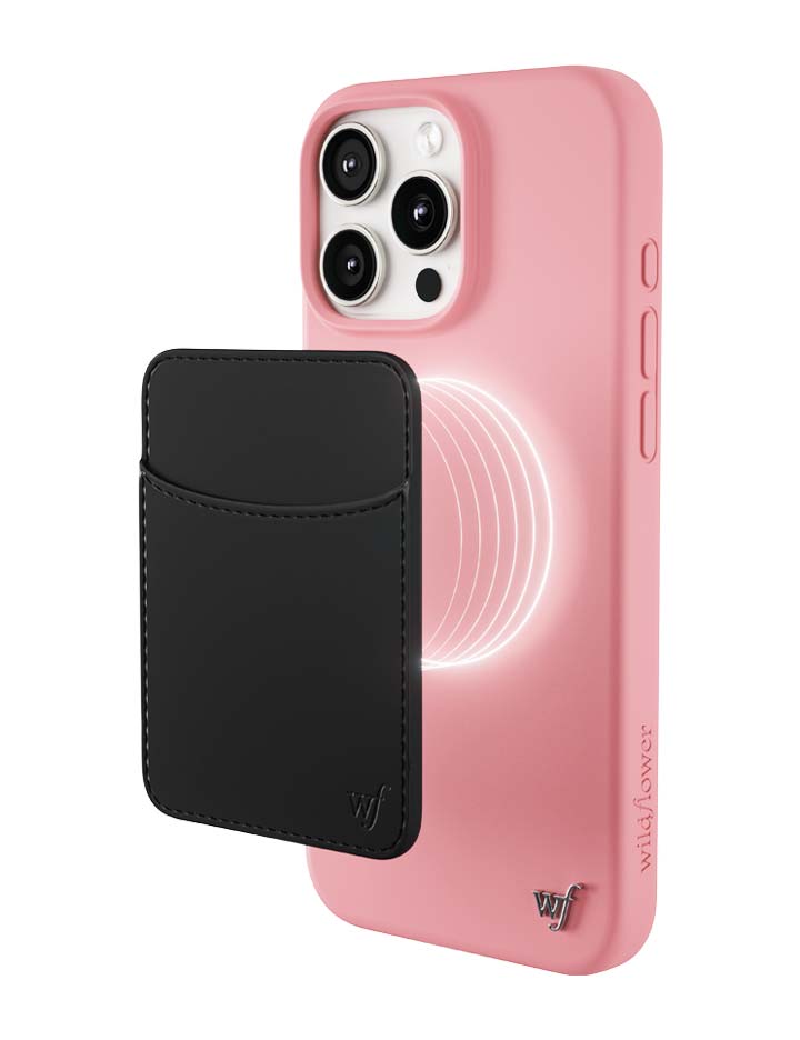 Wildflower Cases Black MagSafe Wallet