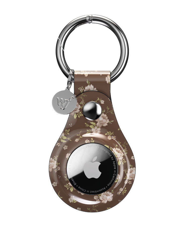 Wildflower Cases Brown Floral Airtag Case