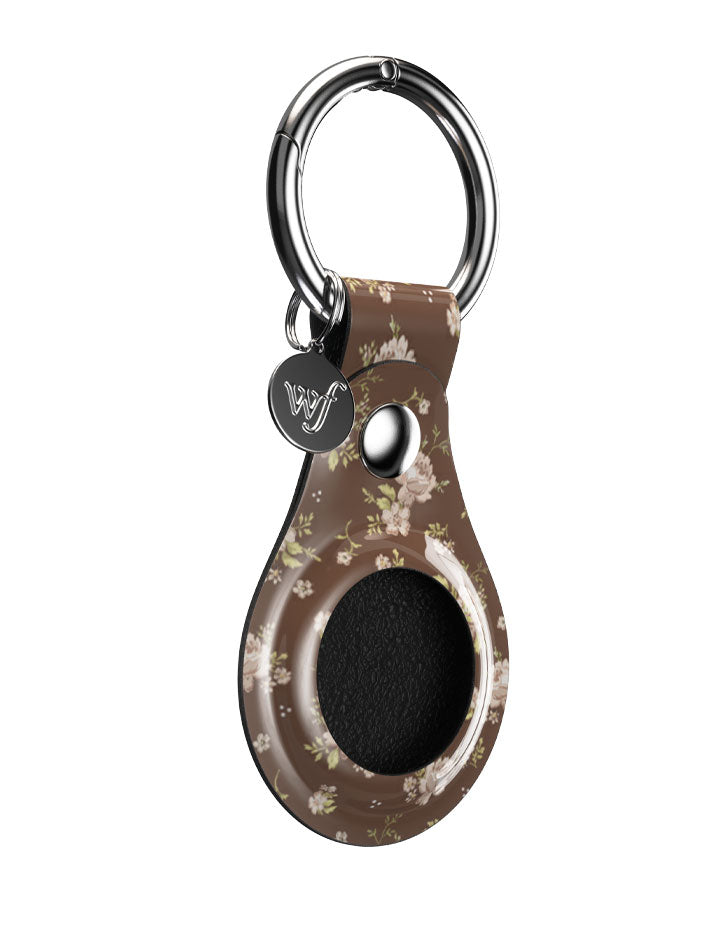 Wildflower Cases Brown Floral Airtag Case