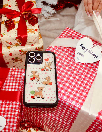 Wildflower Cases Red Glitter Heart Hangtag - Set of 10