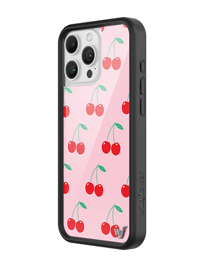 Wildflower Cases Pink Cherries iPhone 16 Pro Max Case