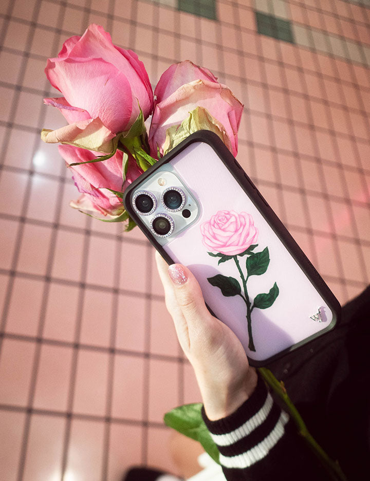 Wildflower Cases Pink Rose iPhone 16 Pro Max Case