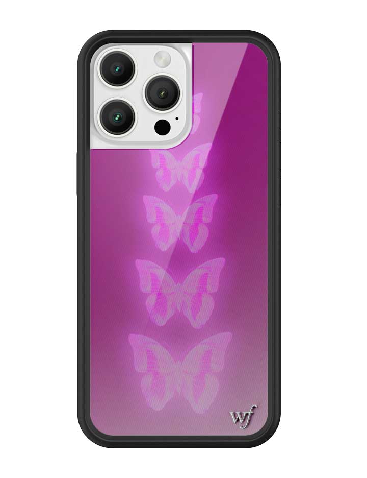 Wildflower Cases Neon Butterfly iPhone 16 Pro Max Case