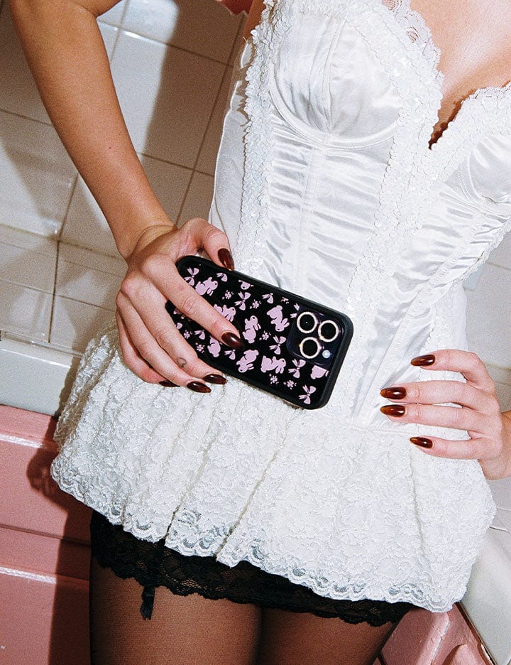 Wildflower Cases Pink Bunnies iPhone Case