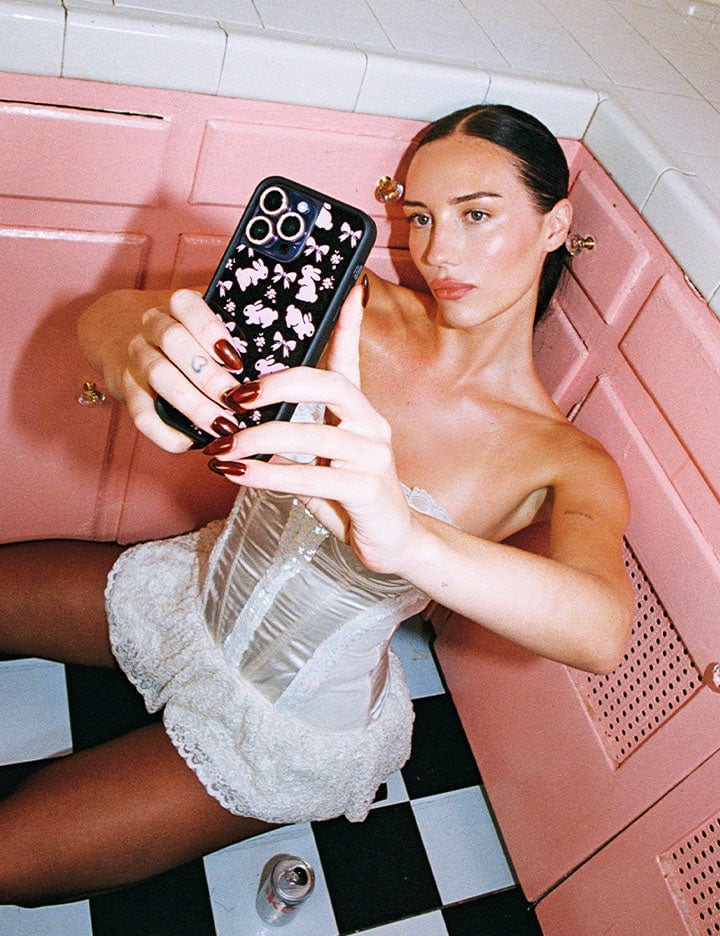 Wildflower Cases Pink Bunnies iPhone Case