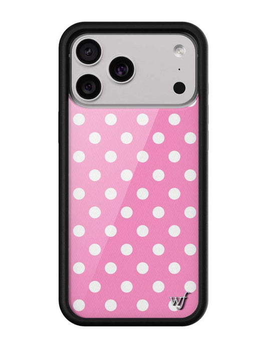 Wildflower Cases Polka Dot - Pink and White iPhone 18 Pro Max Case