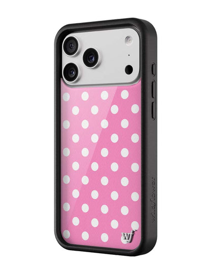 Wildflower Cases Polka Dot - Pink and White iPhone 18 Pro Max Case