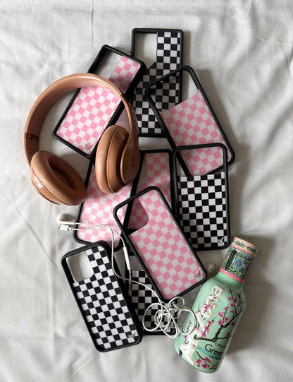 Wildflower Cases Checkers - Black iPhone 18 Pro Max Case