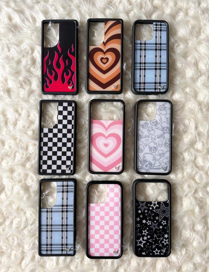 Wildflower Cases Checkers - Black iPhone 18 Pro Max Case
