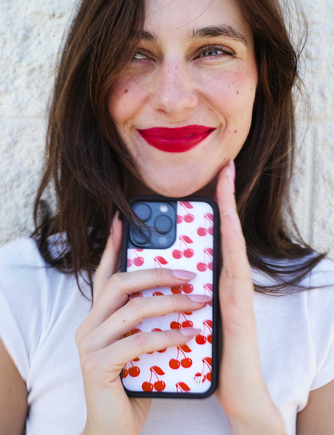 Wildflower Cases American Cherries iPhone 16 Pro Max Case