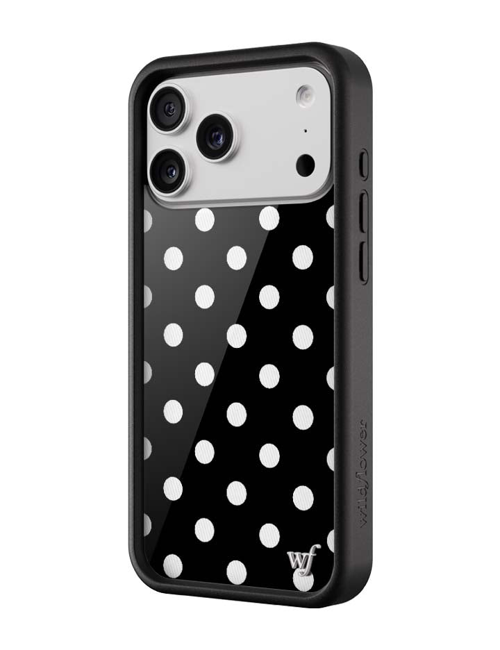 Wildflower Cases Polka Dot - Black and White iPhone 18 Pro Max Case