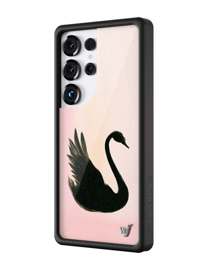 Wildflower Cases Black Swan Samsung Galaxy CaseGalaxy S25 Ultra Case