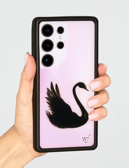 Wildflower Cases Black Swan Samsung Galaxy CaseGalaxy S25 Ultra Case