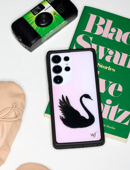 Wildflower Cases Black Swan Samsung Galaxy CaseGalaxy S25 Ultra Case
