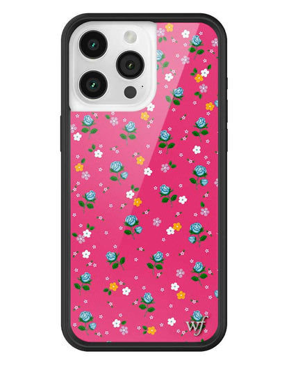 Wildflower Cases Pink Dainty Florals iPhone 15 Pro Max Case
