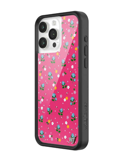 Wildflower Cases Pink Dainty Florals iPhone 15 Pro Max Case
