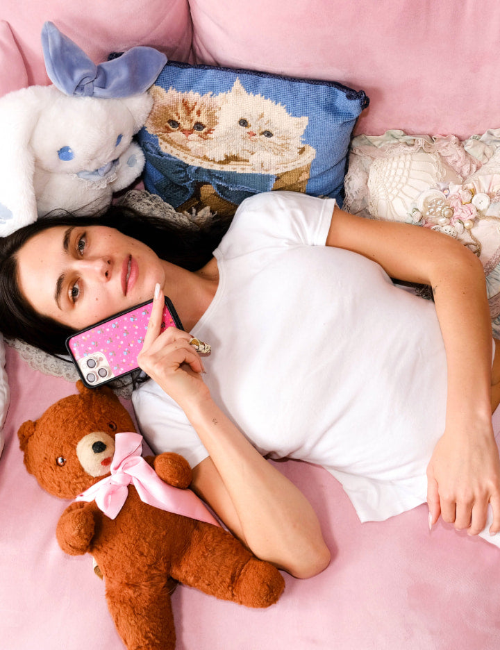 Wildflower Cases Pink Dainty Florals iPhone 15 Pro Max Case