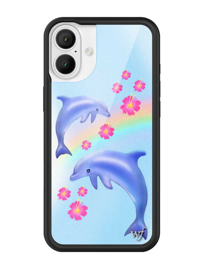 Wildflower Cases Dolphin Love iPhone 16 Plus Case