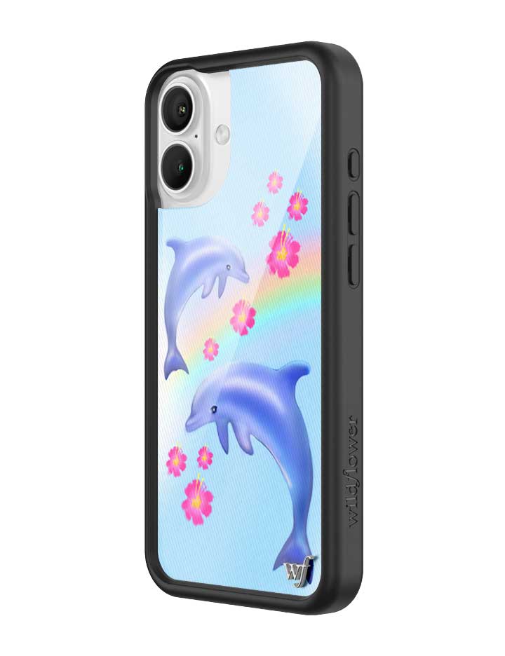Wildflower Cases Dolphin Love iPhone 16 Plus Case