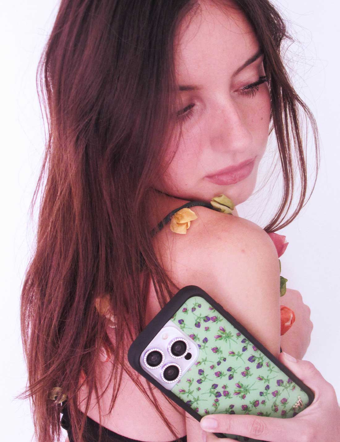 Wildflower Cases Posie Rosie - Purple iPhone 16 Pro Max Case