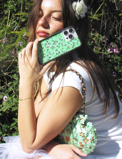 Wildflower Cases Posie Rosie - Purple iPhone 16 Pro Max Case