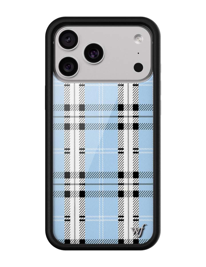 Wildflower Cases Plaid - Blue iPhone 18 Pro Max Case
