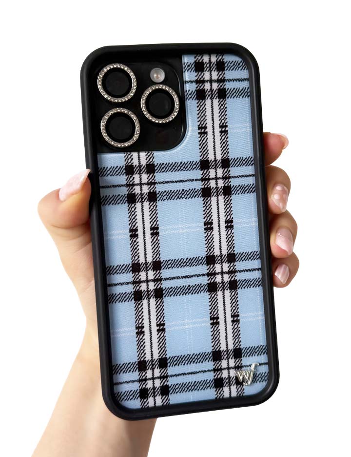 Wildflower Cases Plaid - Blue iPhone 18 Pro Max Case