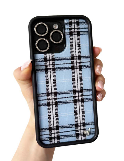 Wildflower Cases Plaid - Blue iPhone 18 Pro Max Case