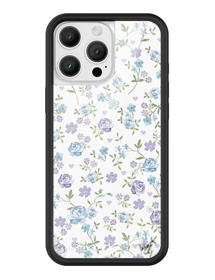 Wildflower Cases Lilac and Blue Floral iPhone 16 Pro Max Case
