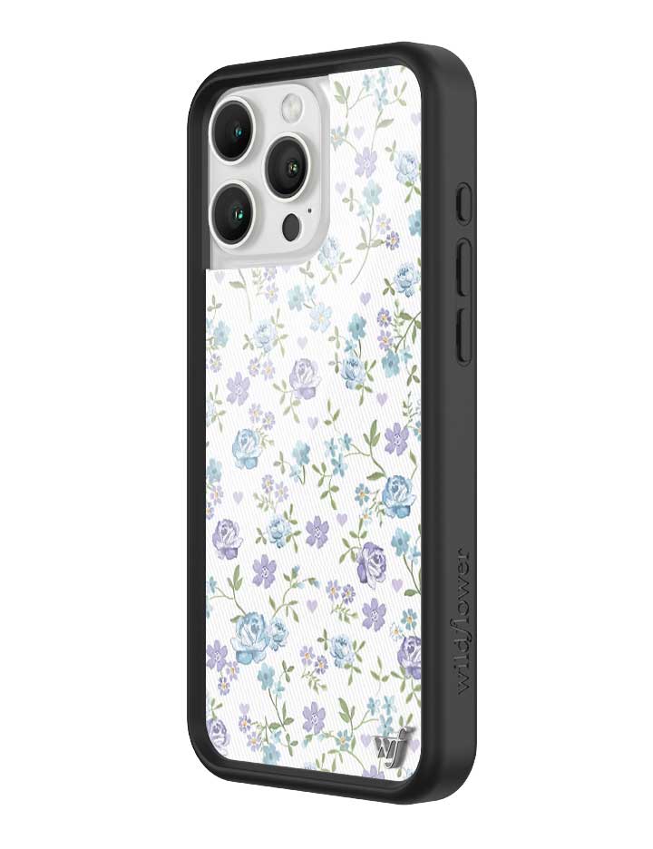 Wildflower Cases Lilac and Blue Floral iPhone 16 Pro Max Case