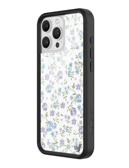 Wildflower Cases Lilac and Blue Floral iPhone 16 Pro Max Case