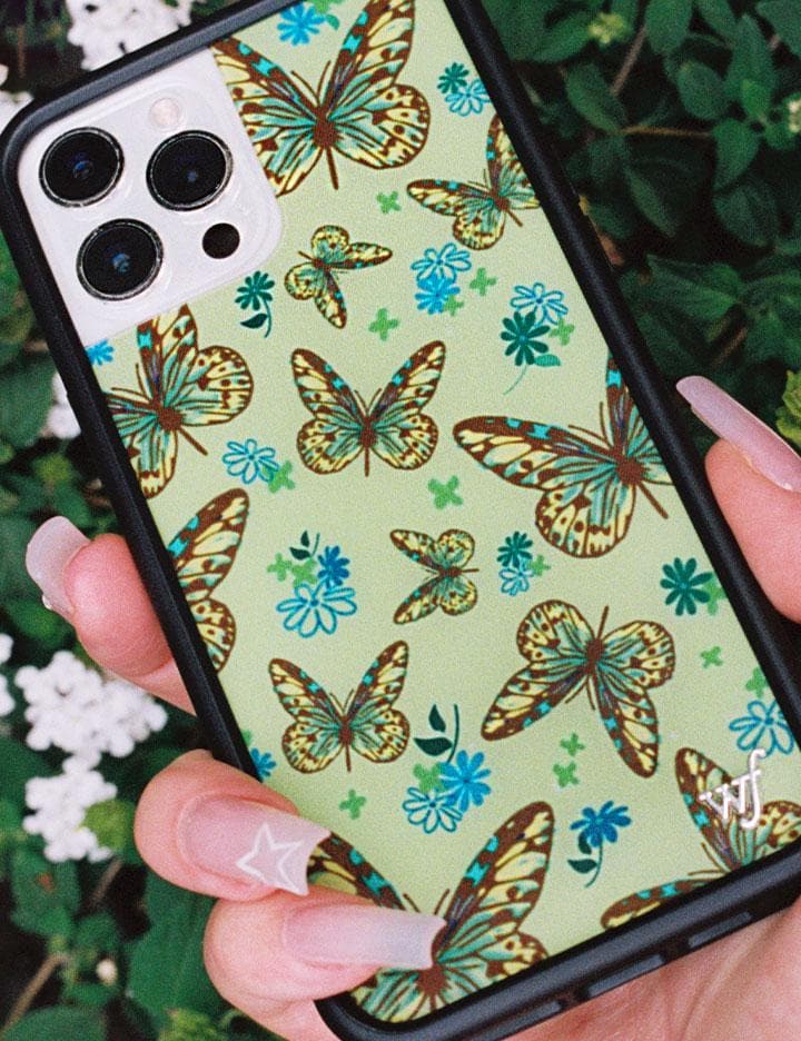 Wildflower Cases Butterfly - Sage iPhone 15 Plus Case