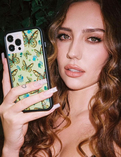Wildflower Cases Butterfly - Sage iPhone 15 Plus Case