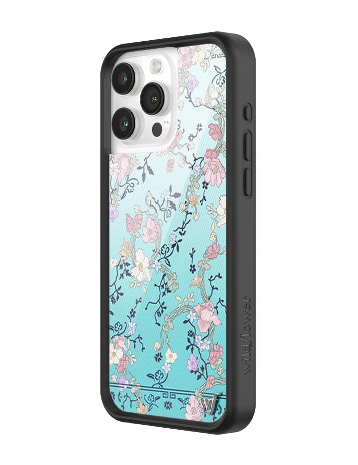 Wildflower Cases Gallery Girlie Blue iPhone 15 Pro Max Case